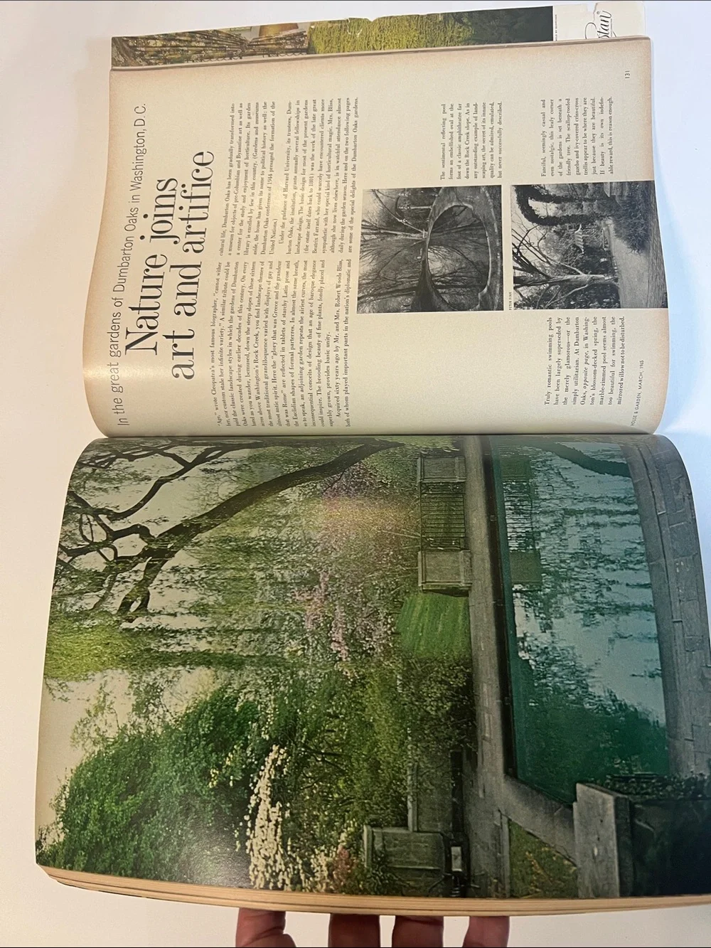 1965 Vintage  House & Garden Magazine decorating March 1965